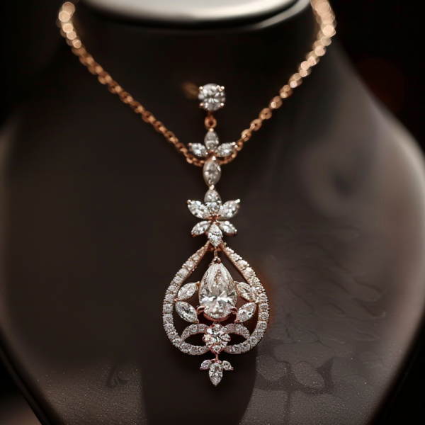 Dámský luxusní šperk, náhrdelník s diamanty | Zlatnický dům Roudná v Plzni