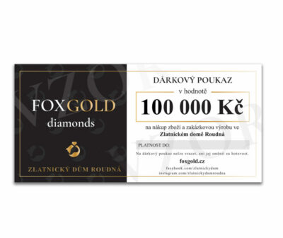 Dárkový poukaz 100 000 Kč